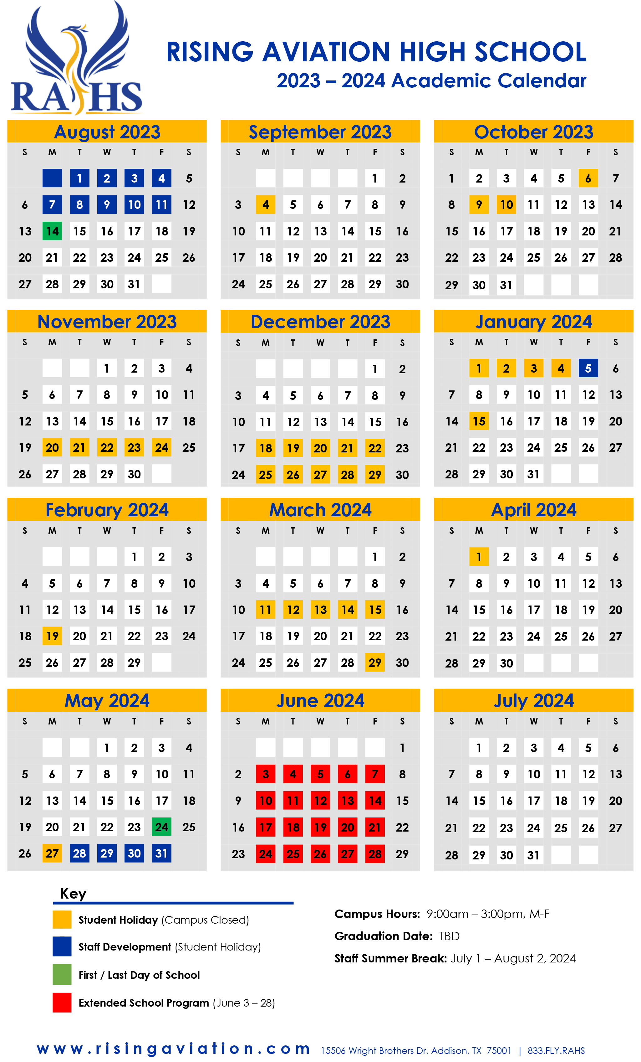 Academic Calendar Utsa 2024 Chanda Hedvige